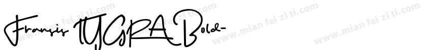 Fransis TYGRA Bold字体转换